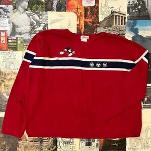 Adorable retro disney sweater red